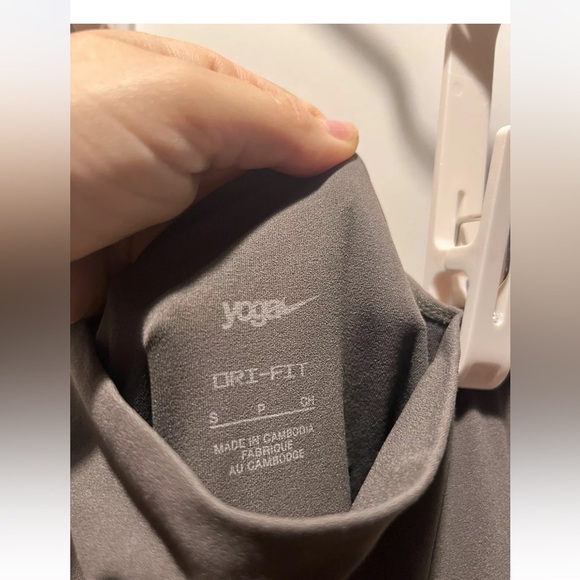 Nike Yoga Leggings Wide Leg Dark Olive Green Great Condition Small - Picture 2 of 5